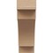 Ekena Millwork 4"W x 8"D x 12"H Classic Mediterranean Rough Cedar Woodgrain TimberThane Corbel, Primed Tan CORUR04X08X12MEDRCPR - alternate 6